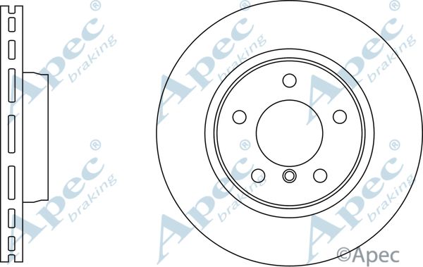 APEC BRAKING Jarrulevy DSK3100